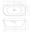 Wanna Wolnostojąca Narożna Prawa Molly M 160x78 TW-7790R-1600 Emporia
