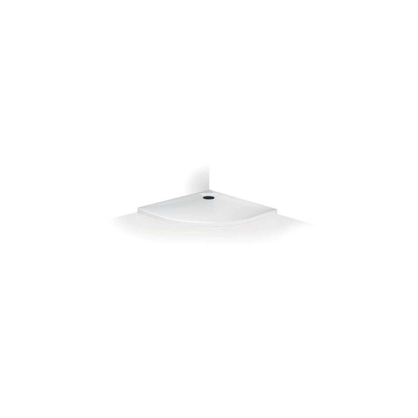 Brodzik Półokrągły Round 90x90x3 Kompozyt Mineralny Marmo Neo MANRO0900902E Roth