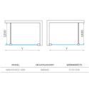 Kabina Walk-In 120cm Eco 400681 Roth
