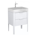 Szafka Podumywalkowa Vibe 60 cm Stojąca Biało-Szara 146-0001 Krofam