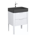 Szafka Podumywalkowa Vibe 60 cm Stojąca Biało-Szara 146-0001 Krofam