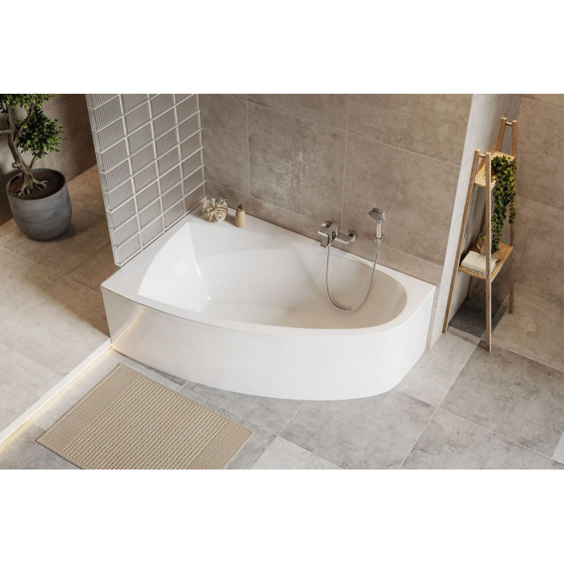 Wanna Narożna Lewa 150x95 cm Aquaria Comfort Biały Połysk WAEX.AQL15WH Excellent