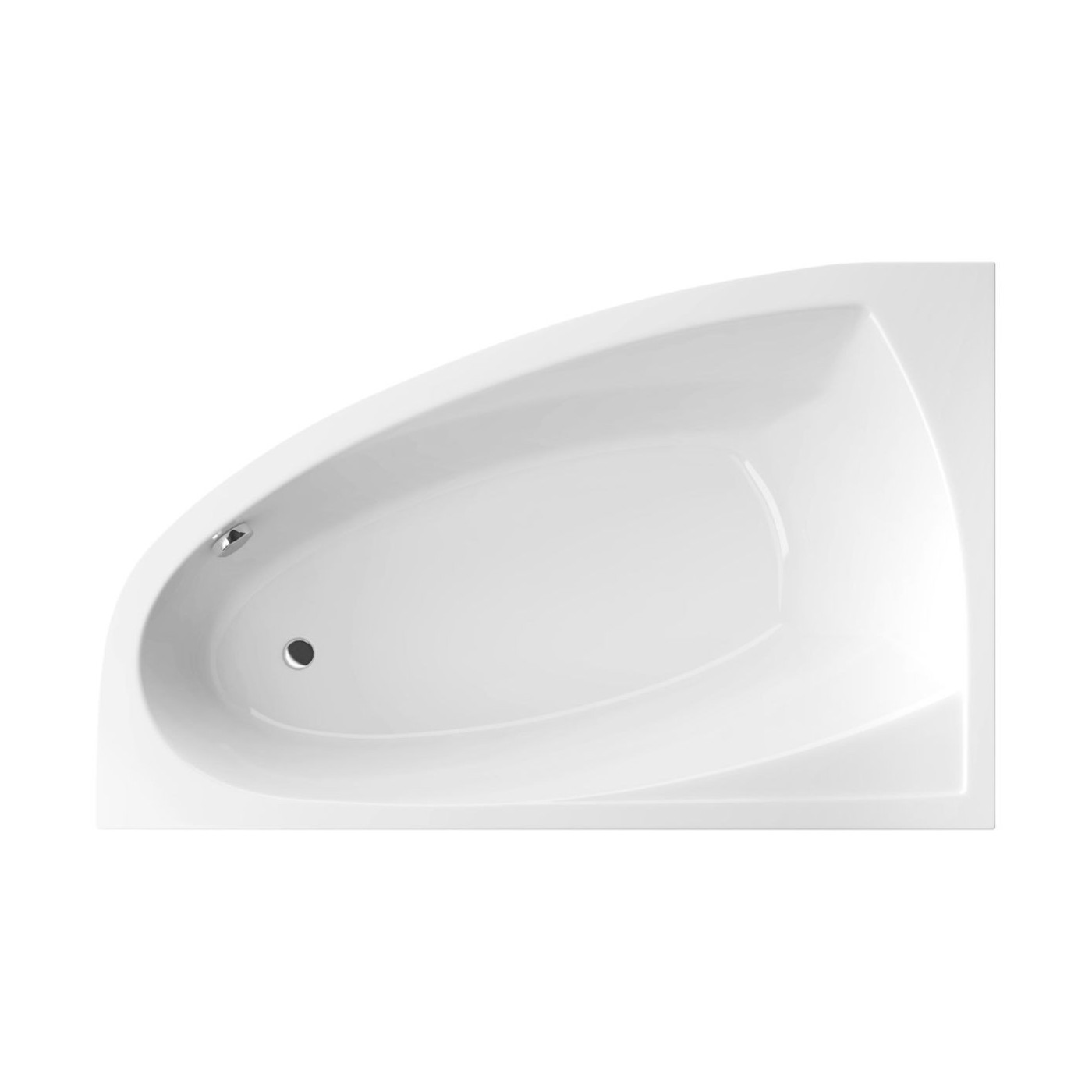 Wanna Narożna Lewa 160x100 cm Aquaria Comfort Biały Połysk WAEX.AQL16WH Excellent