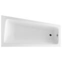 Wanna Narożna Prawa 150x80 cm Ava Side Biały Połysk WAEX.AVP15WH Excellent