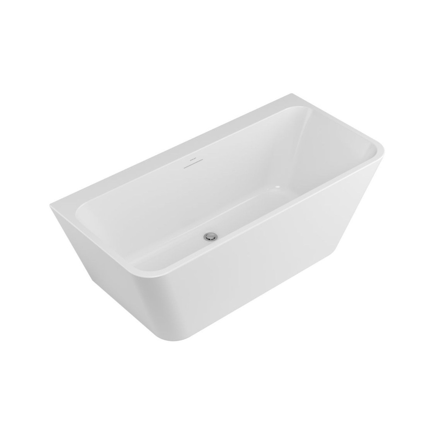 Wanna Prostokątna Przyścienna 170x75 cm Lila 2.0 Biały Połysk WAEX.LIL2.170.WHP Excellent