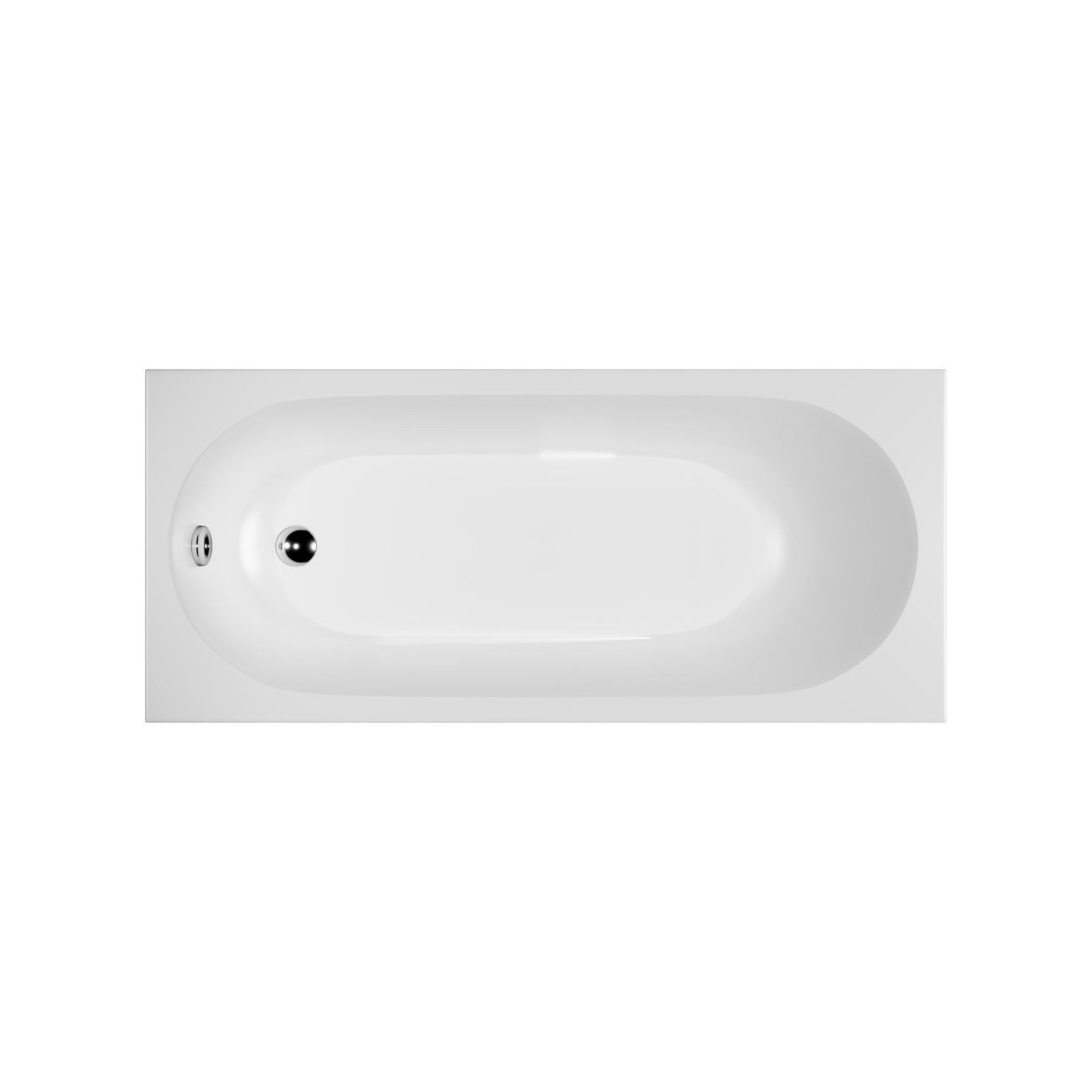 Wanna Prostokątna 170x70 cm Oceana Slim Mono Biały Połysk WAEX.OCM.170.70WHS Excellent