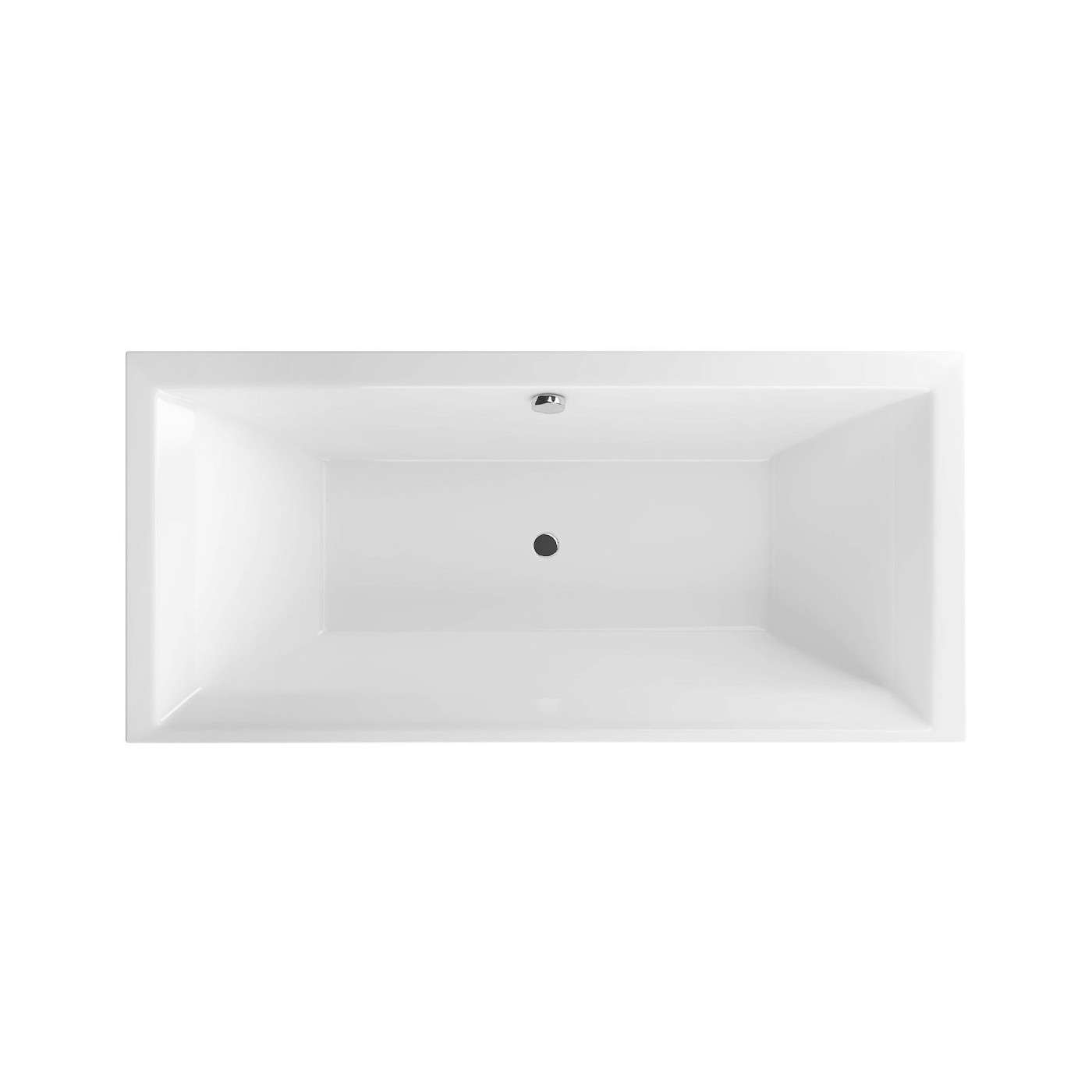 Wanna Prostokątna 190x90 cm Crown Grand Biały Połysk WAEX.CRG19WH Excellent