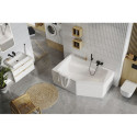 Wanna Narożna Lewa 160x100 cm Vesper Biały Połysk WAEX.VEL16WH Excellent