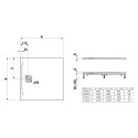 Brodzik Kwadratowy 900x900 mm Pro Biały H2109560000001 Laufen