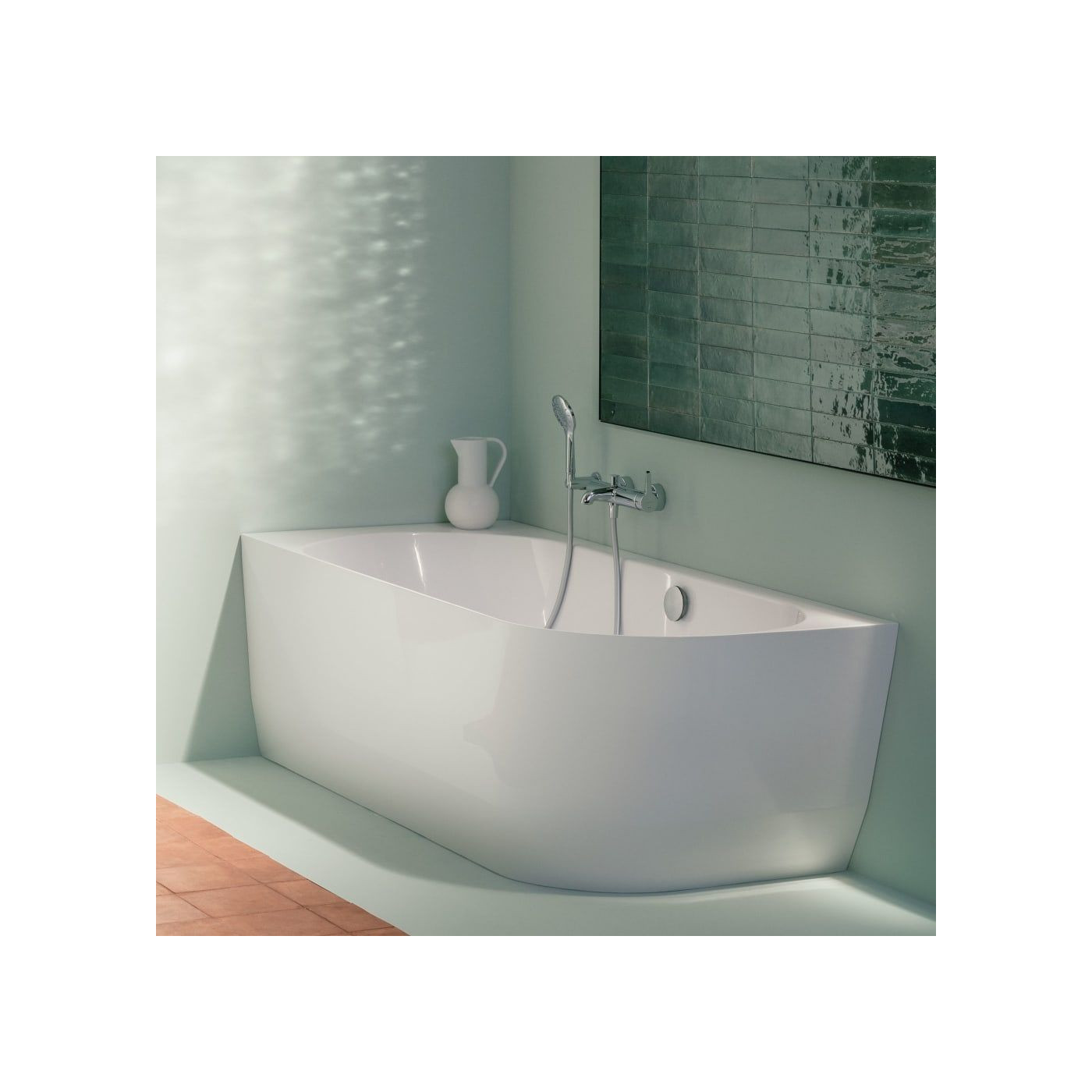 Wanna Narożna Lewa Corner 1800x800 mm Pro Biały H2449560000001 Laufen