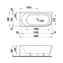 Wanna Narożna Lewa Corner 1800x800 mm Pro Biały H2449560000001 Laufen