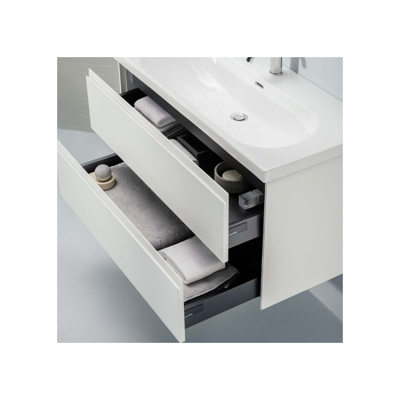 Szafka Podumywalkowa 800 Szuflady Soft Close Lani Biały Mat H4035521122601 Laufen