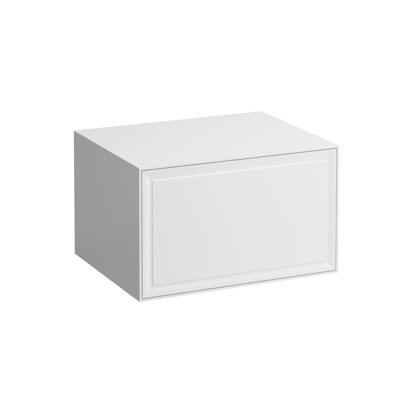 Szafka Z Blatem 600 Bez Otworu Pod Umywalkę Szuflada Push-Open The New Classic Biały Połysk H4060050856311 Laufen