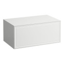Szafka Z Blatem 800 Bez Otworu Pod Umywalkę Szuflada Push-Open The New Classic Biały Połysk H4060150856311 Laufen