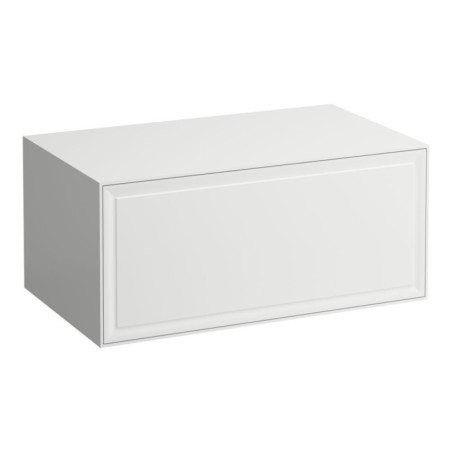 Szafka Z Blatem 800 Bez Otworu Pod Umywalkę Szuflada Push-Open The New Classic Biały Połysk H4060150856311 Laufen