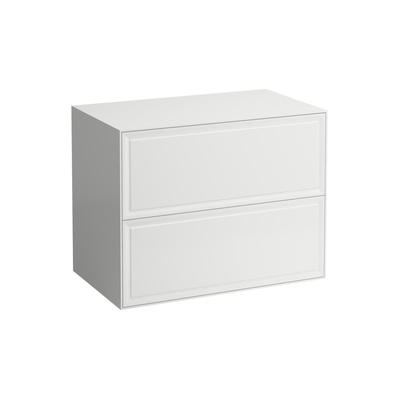 Szafka Z Blatem 800 Bez Otworu Pod Umywalkę Szuflady Push-Open The New Classic Biały Połysk H4060160856311 Laufen