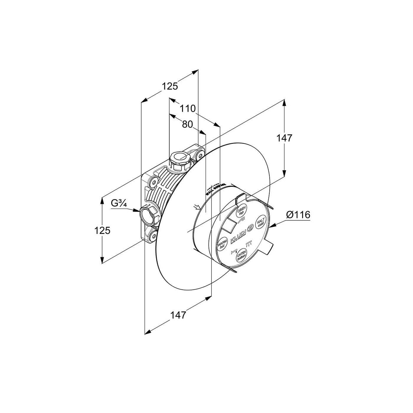 Element Podtynkowy Flexx.Boxx 88011 Kludi