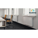 Grzejnik Stalowy Płytowy Z Podłączeniem Dolnym Ventil Compact CV22 400x1200 mm Biały RAL9016 F072204012011300 Purmo