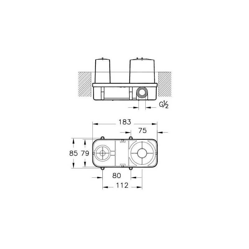 Element Podtynkowy A42230EXP Vitra