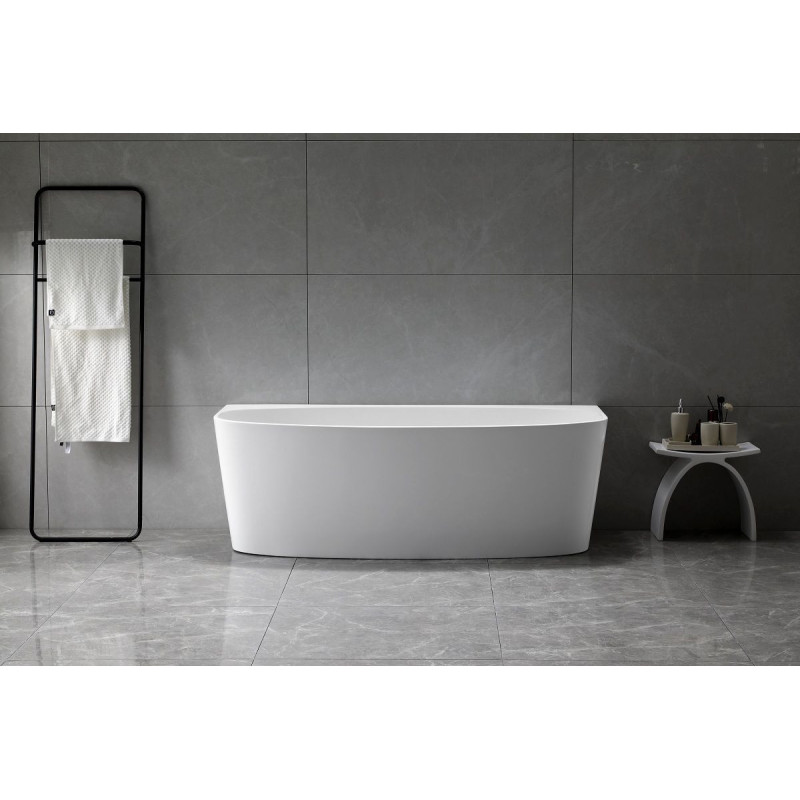 Wanna Wolnostojąca Przyścienna Neris 1700x800x580 mm Biały 31503170 Bevisa