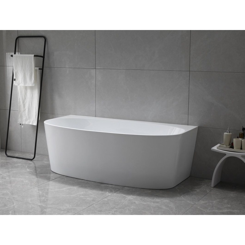 Wanna Wolnostojąca Przyścienna Neris 1700x800x580 mm Biały 31503170 Bevisa