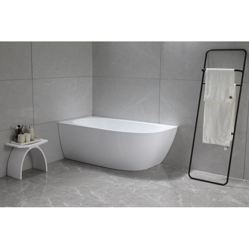 Wanna Wolnostojąca Narożna Lewa Neris 1500x750x560 mm Biały 31503150L Bevisa