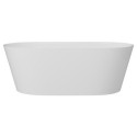 Wanna Wolnostojąca Z Konglomeratu 158x78x55 cm Nuvio Biały NUVIO-0001 Emporia