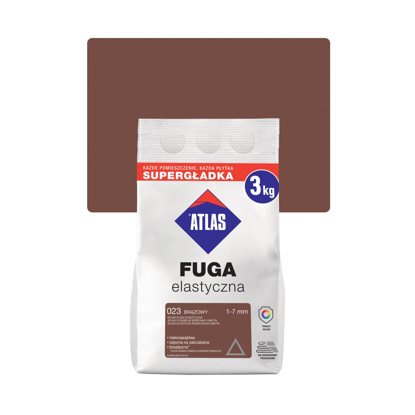 Fuga Elastyczna 3 Kg Brązowy 023 Atlas