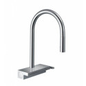 Bateria Kuchenna Aquano Select Z Wyciąganą Wylewką Chrom 73837000 Hansgrohe