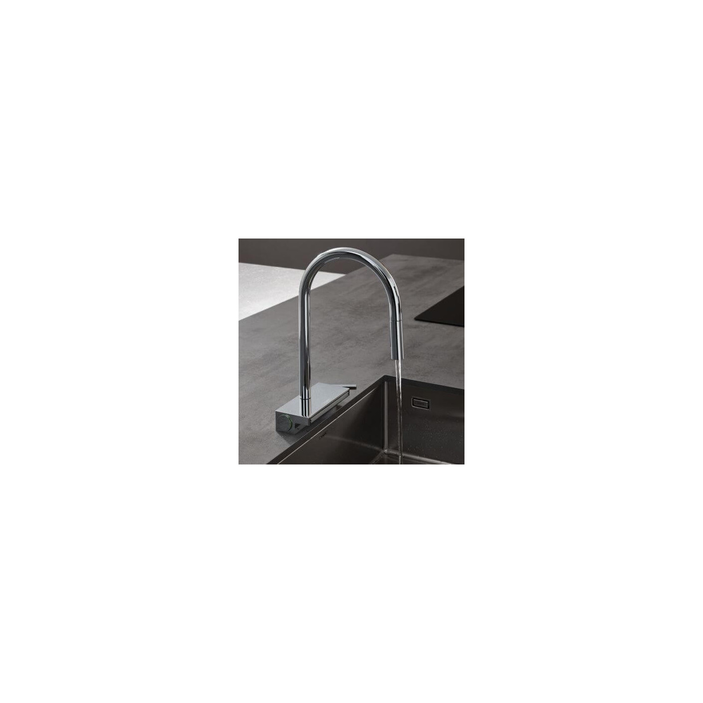 Bateria Kuchenna Aquano Select Z Wyciąganą Wylewką Chrom 73837000 Hansgrohe