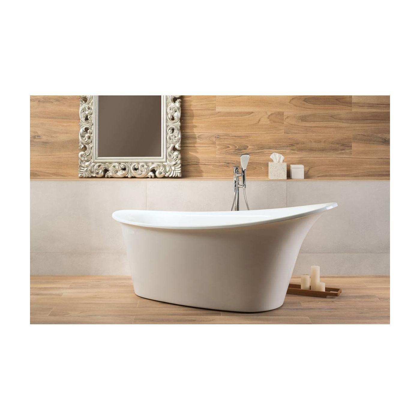 Wanna Wolnostojąca Euphoria Classic White 178x88 Ravon