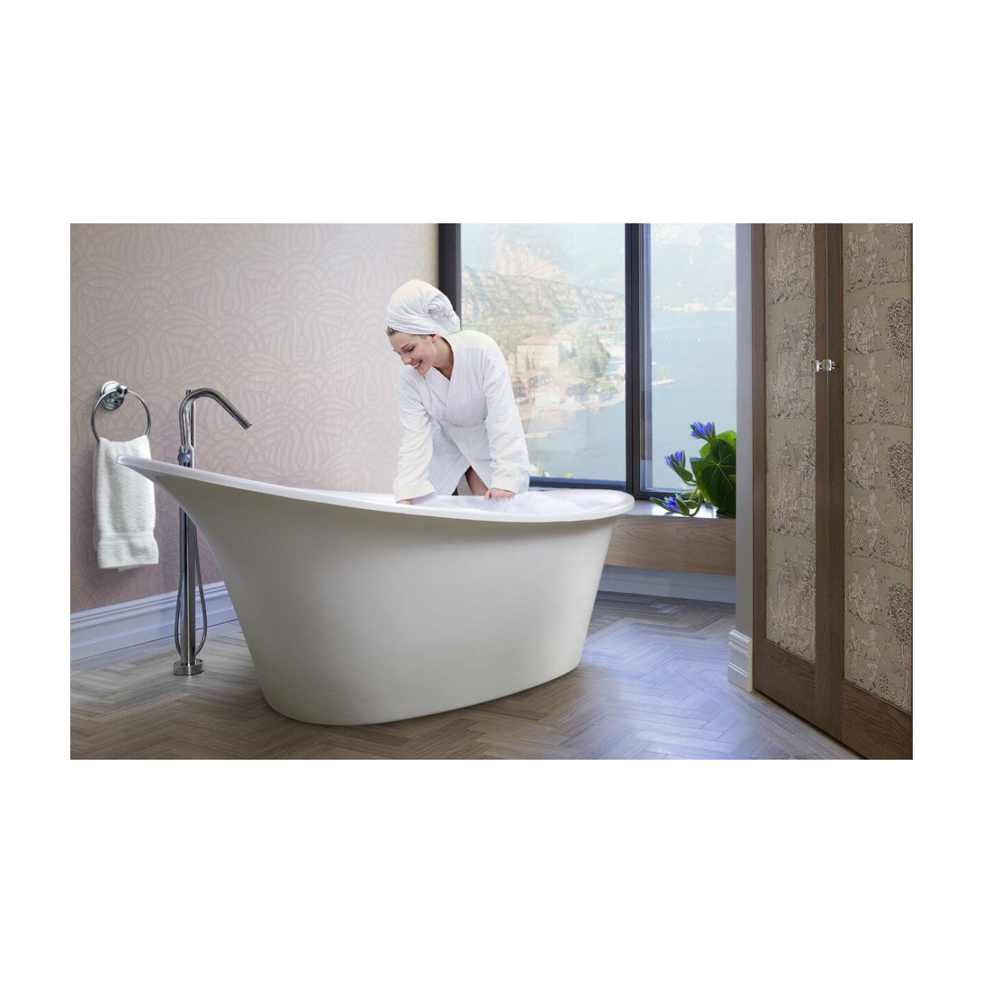 Wanna Wolnostojąca Euphoria Classic White 178x88 Ravon