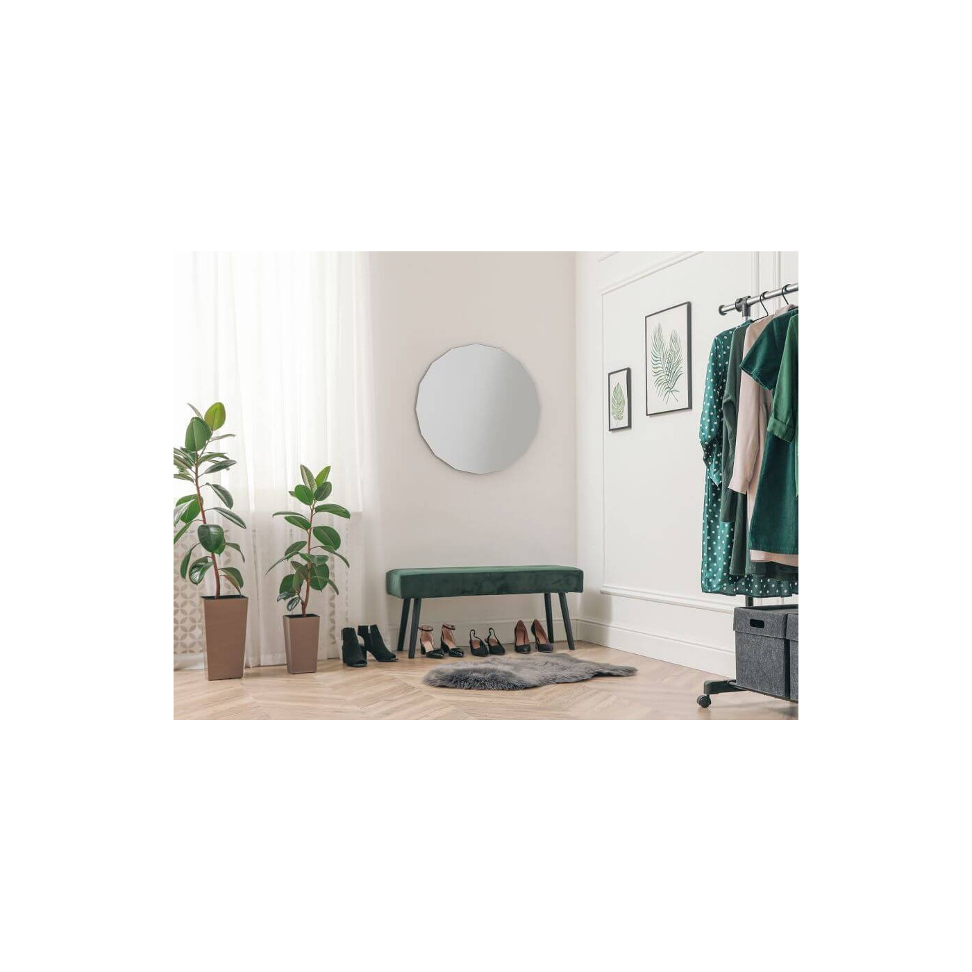 Lustro Simple Oberon Z Oświetleniem LED 5517943 Ruke