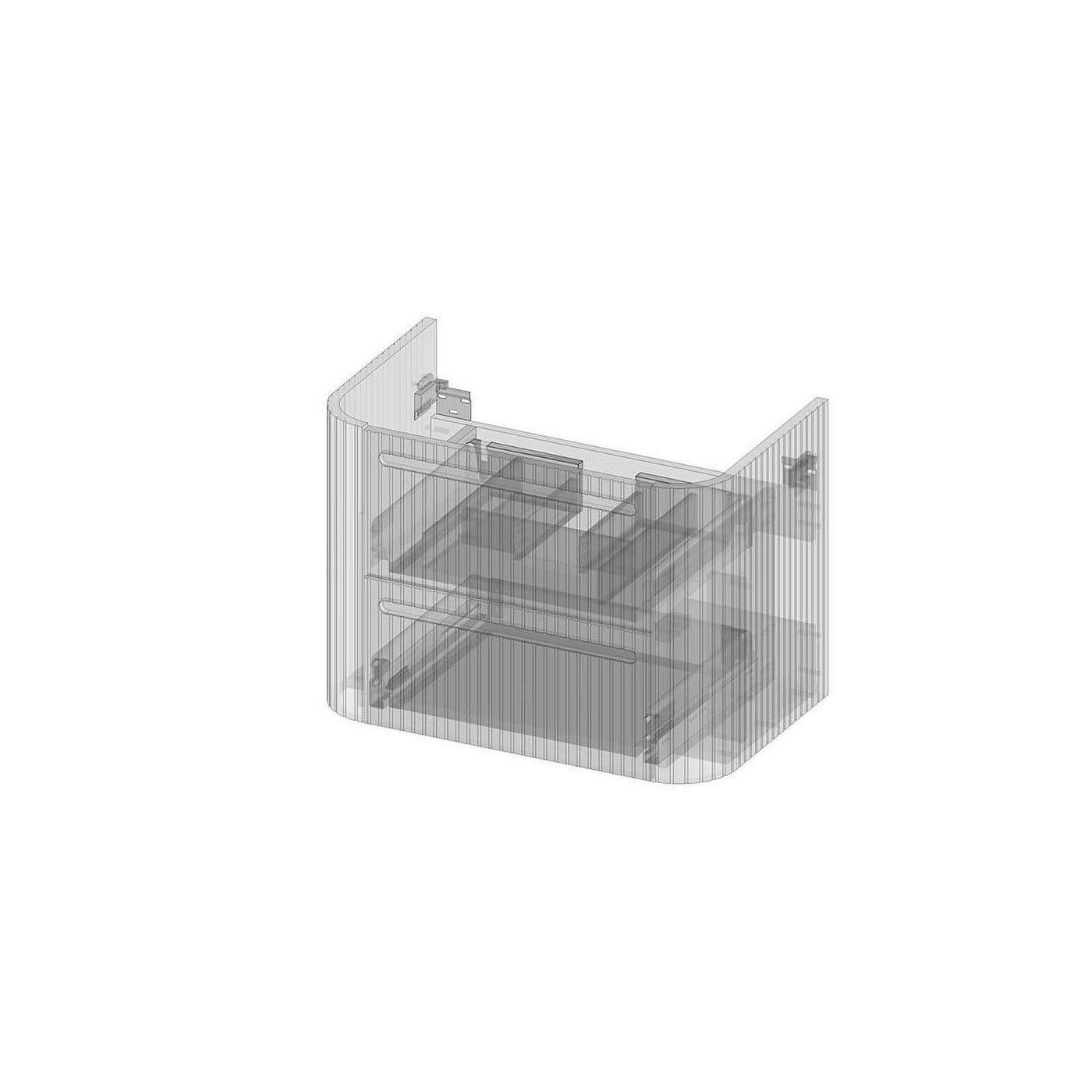 Szafka Pod Umywalkę Gloria 2.0 70x50 Premium White Supermatt GL2-SU2S70-2-F83 Devo