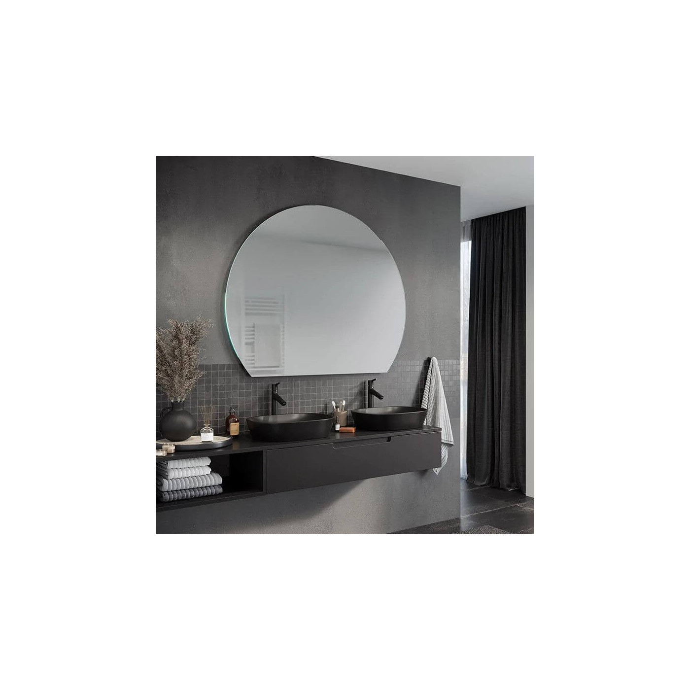 Lustro LED Simple Milly 150x150 Wcięte 5521909 Ruke