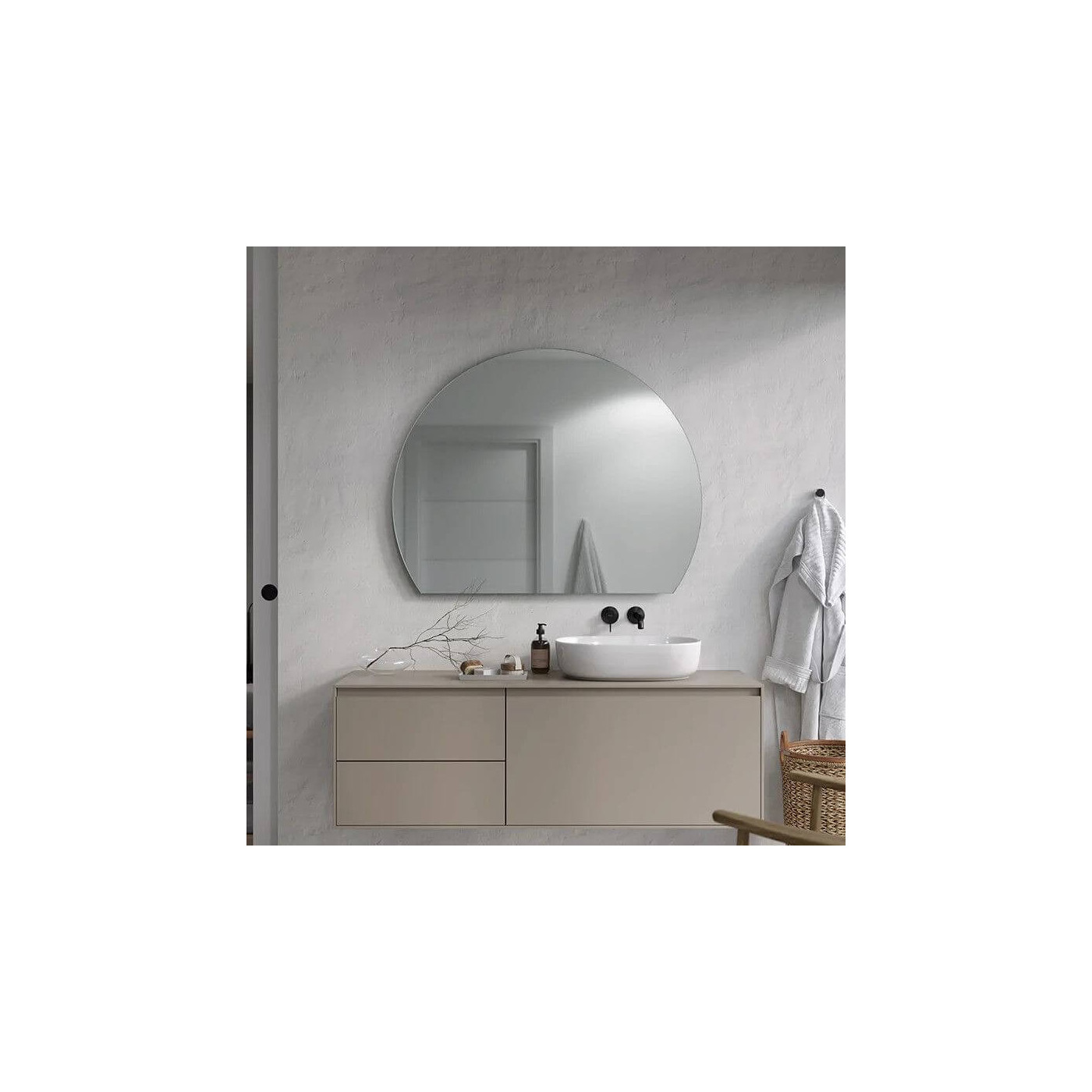 Lustro LED Simple Milly 150x150 Wcięte 5521909 Ruke