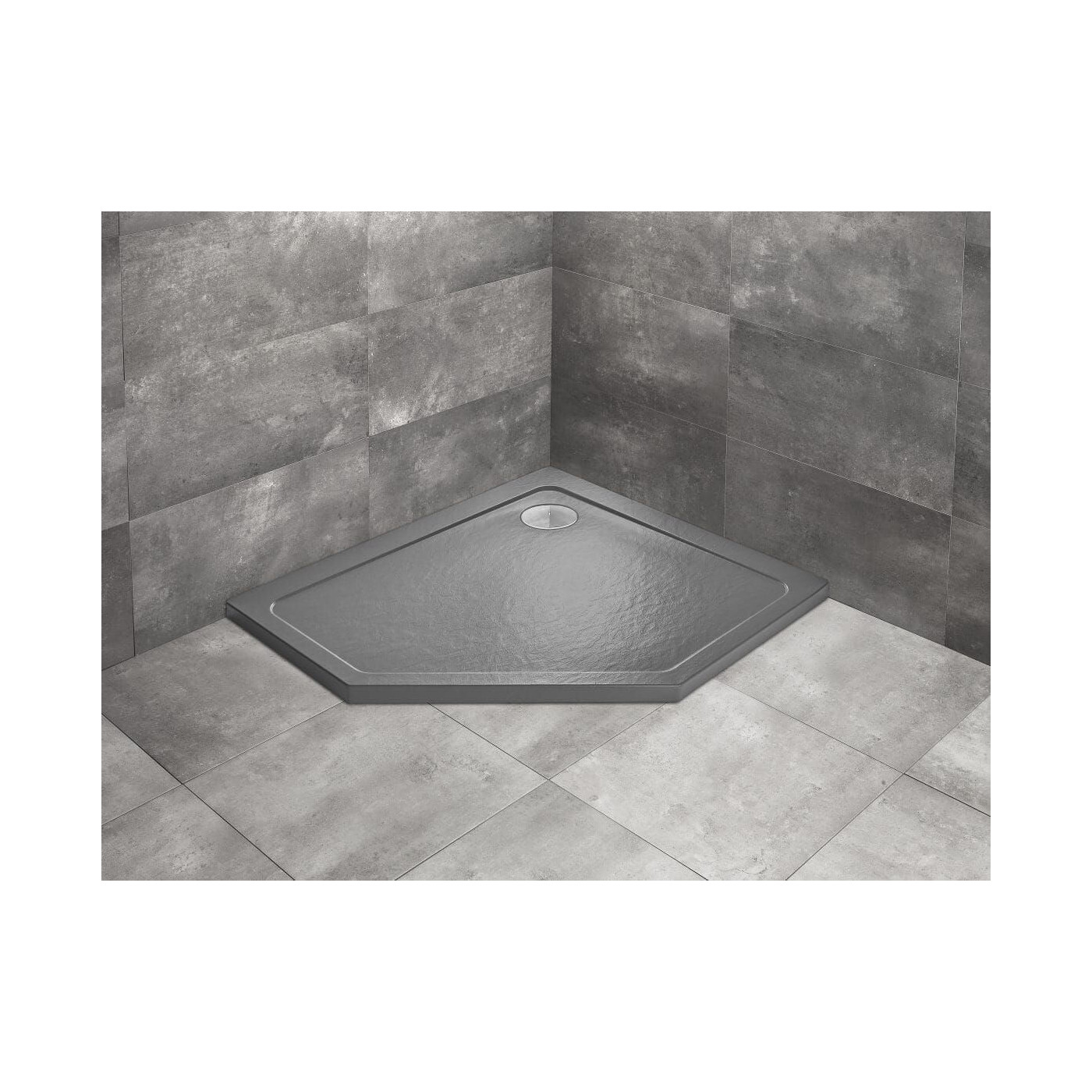 Brodzik Doros Pt E Antracyt 100x80 SDRPT1080-01-64SR Radaway