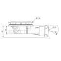 Syfon R400 Slim Plus Chrom Radaway