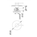 Bateria Prysznicowa Axel Black QW220AB Kohlman