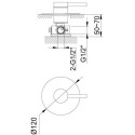 Bateria Prysznicowa Axel Gold QW220AGD Kohlman
