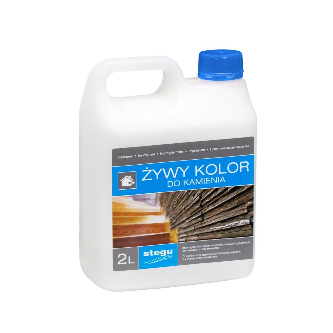 Żywy Kolor do Kamienia 2L Impregnat Stegu