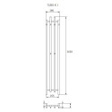 Grzejnik Tubo 1K Kwadratowy 1620x285 Merkury 7 Radeco
