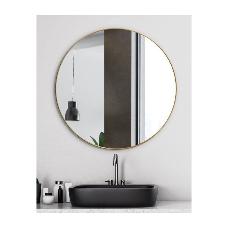 Lustro Scandinavian Delicate 85 cm Miedziany Ruke