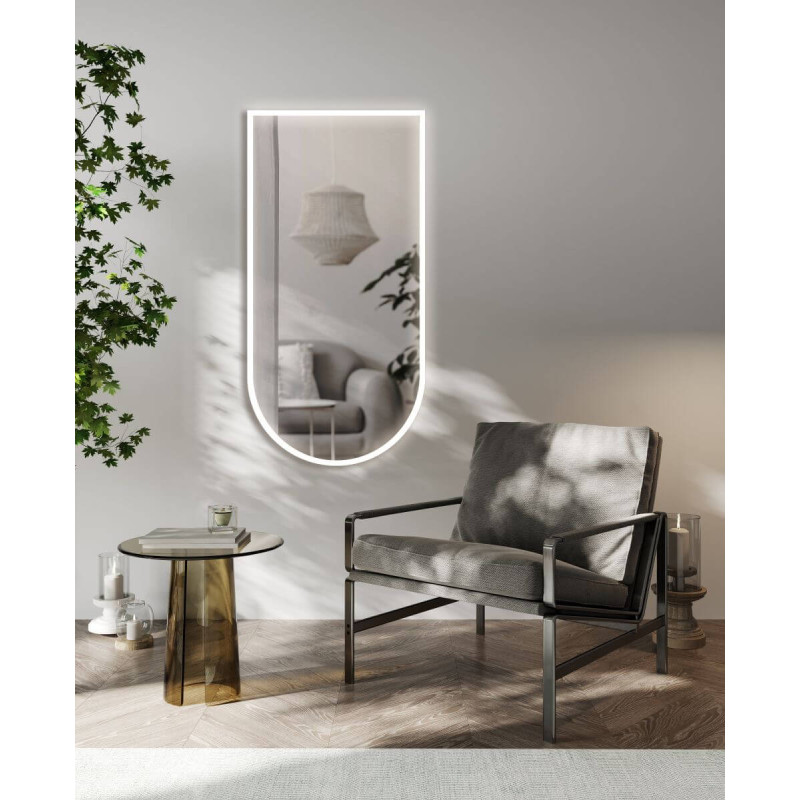 Lustro Led Modern Portan 50x150 Ruke