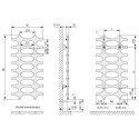 Grzejnik Dekoracyjny Ideos 1151x508 Onyx Kermi