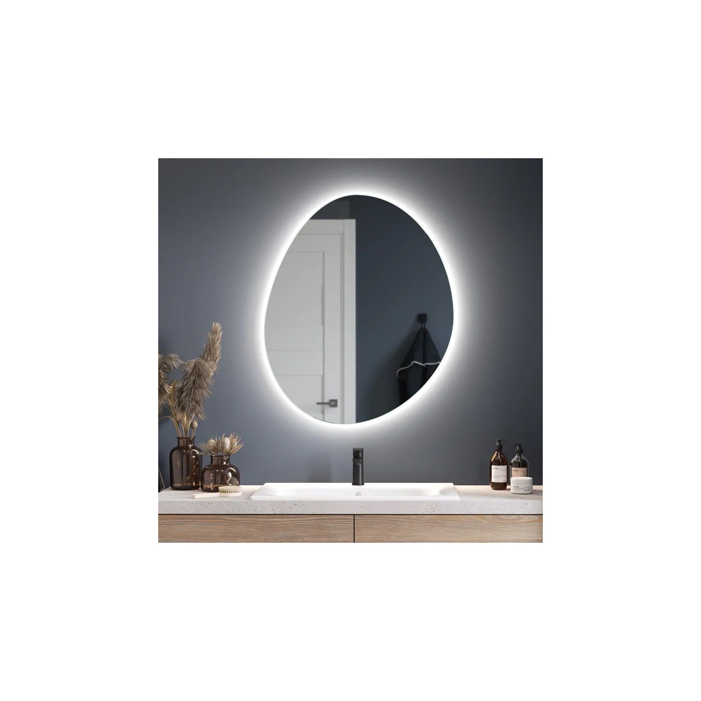 Lustro Vaillent LED Ambiente 80x97,3 Ruke