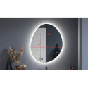 Lustro Vaillent LED Ambiente 80x97,3 Ruke