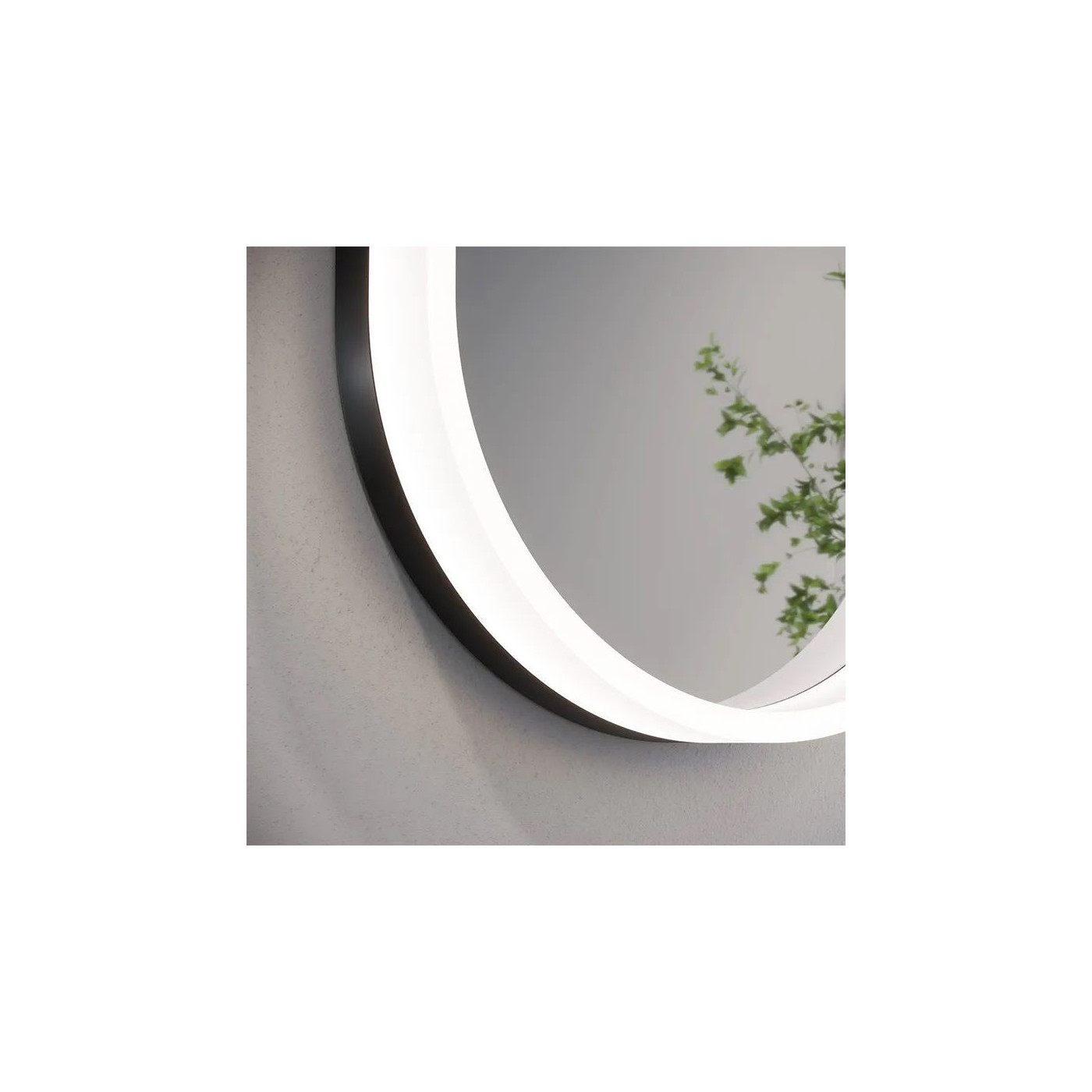 Lustro W Ramie Z Podświetleniem LED Koria Alu-Acrylic M 54x94,5 Ruke