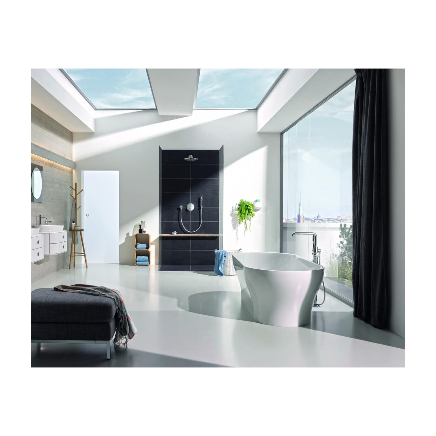 Bateria Wannowa Stojąca Essence New 23491001 Grohe