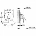 Bateria Wannowa Essence Chrom 19285001 Grohe